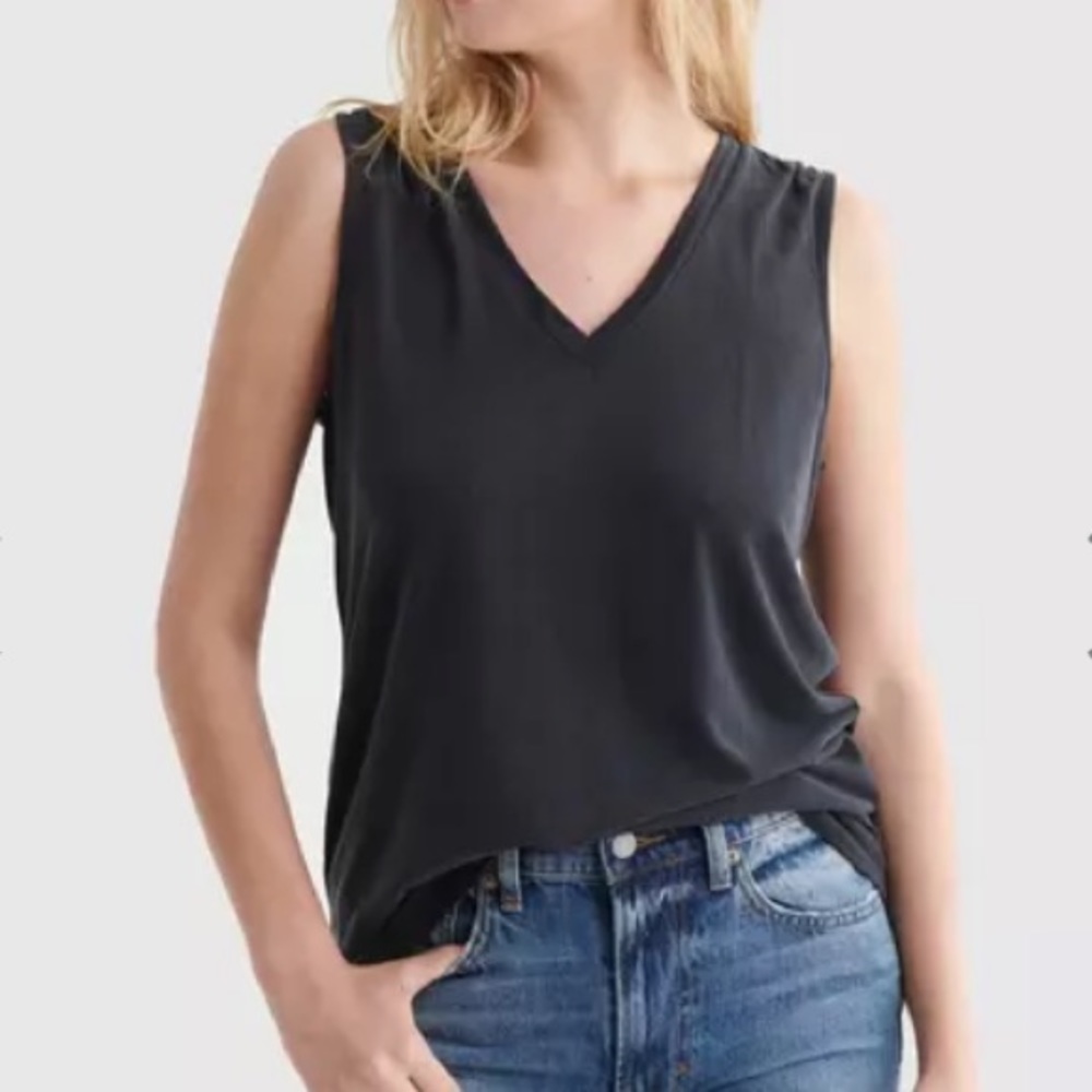 Lucky Brand Sandwash V-Neck Tee
